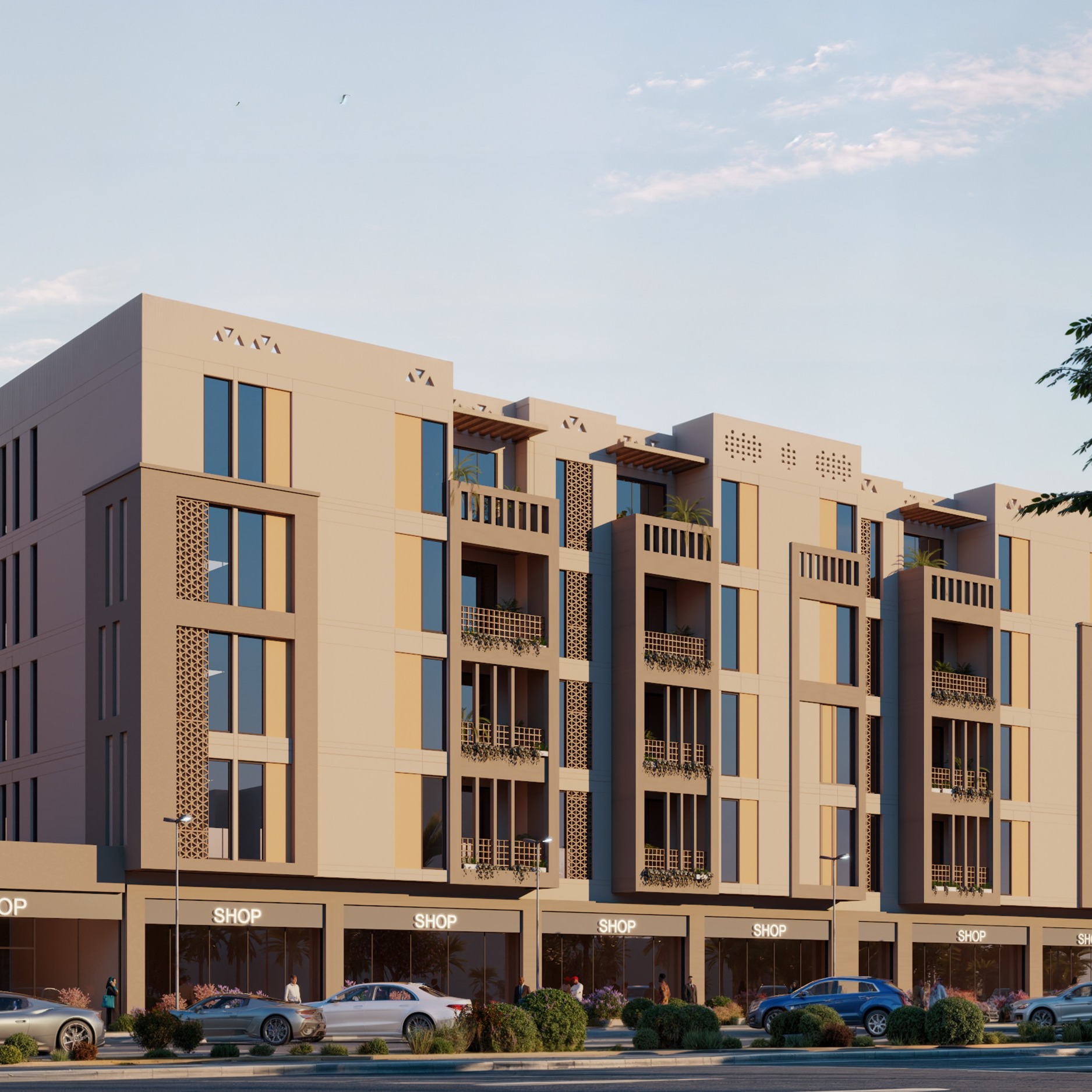 افونير الفرسان - منازل المستقبل - شرفة