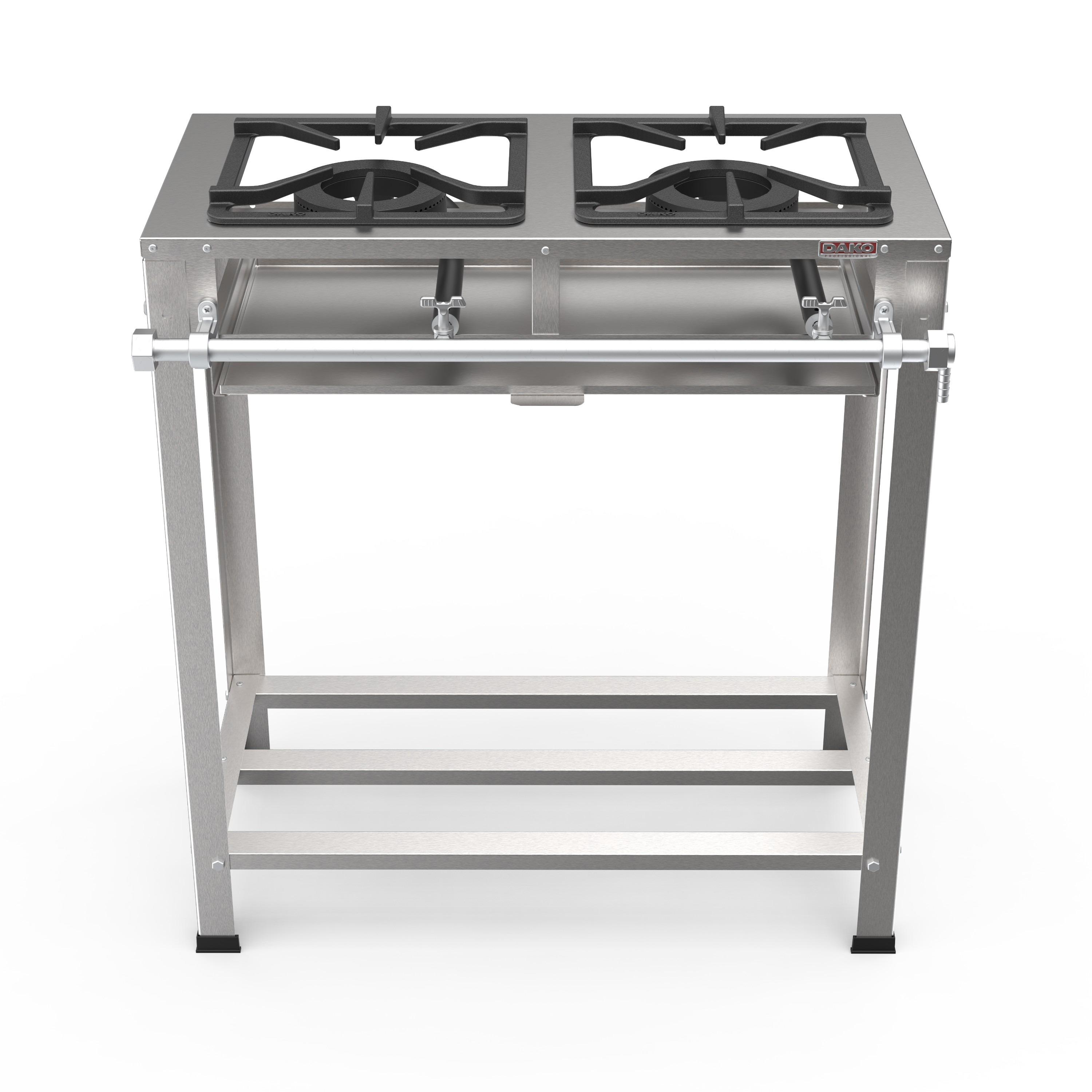 FOGÃO DAKO PROFISSIONAL LINHA ECO 2Q INOX