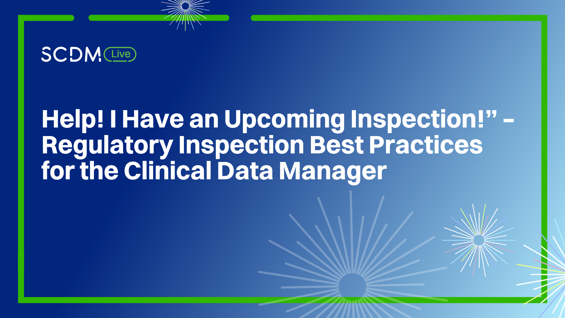 Help! I Have an Upcoming Inspection!” – Regulatory Inspection Best ...