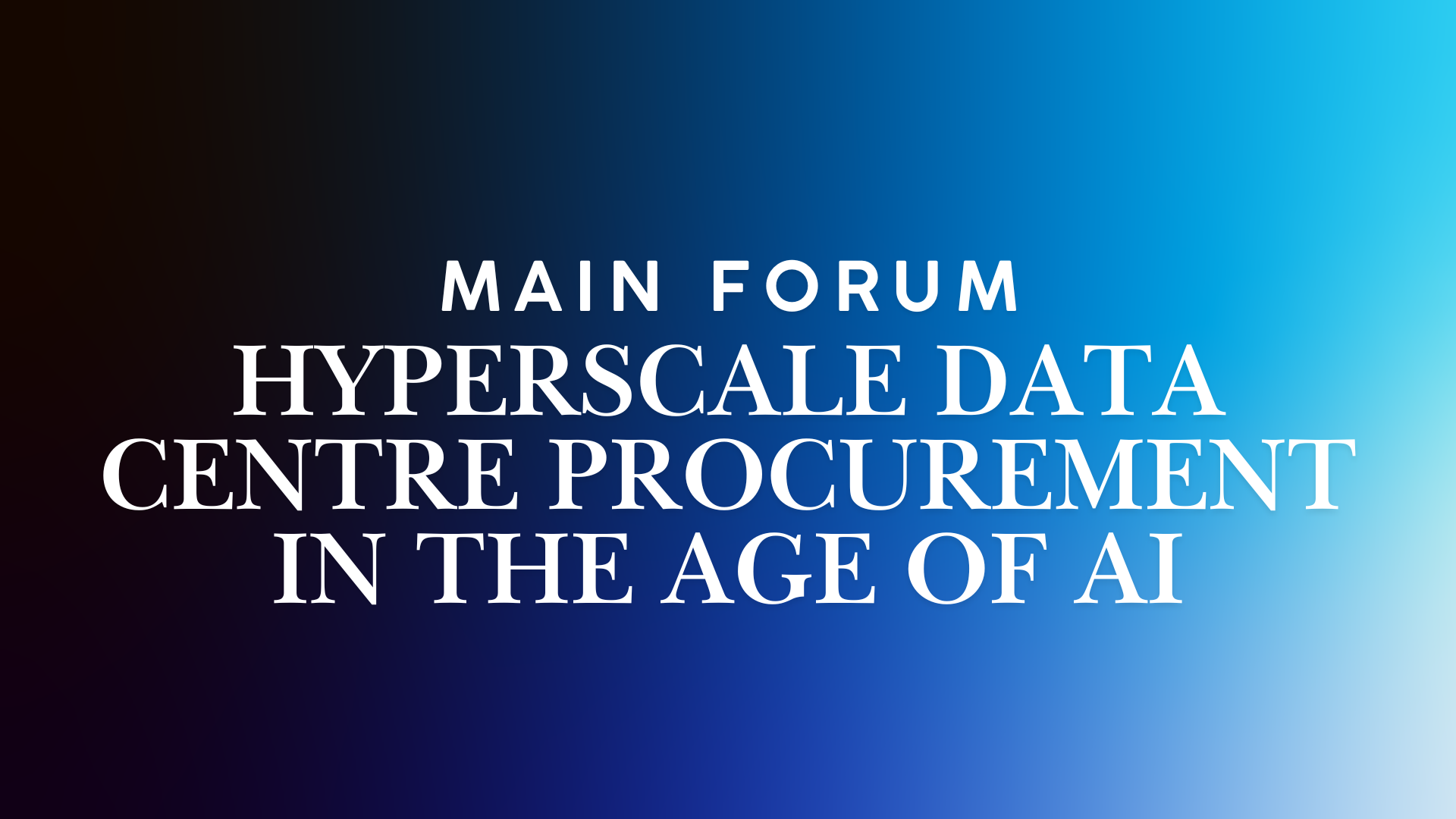 Hyperscale Data Centre Procurement Amid Rising AI Demand