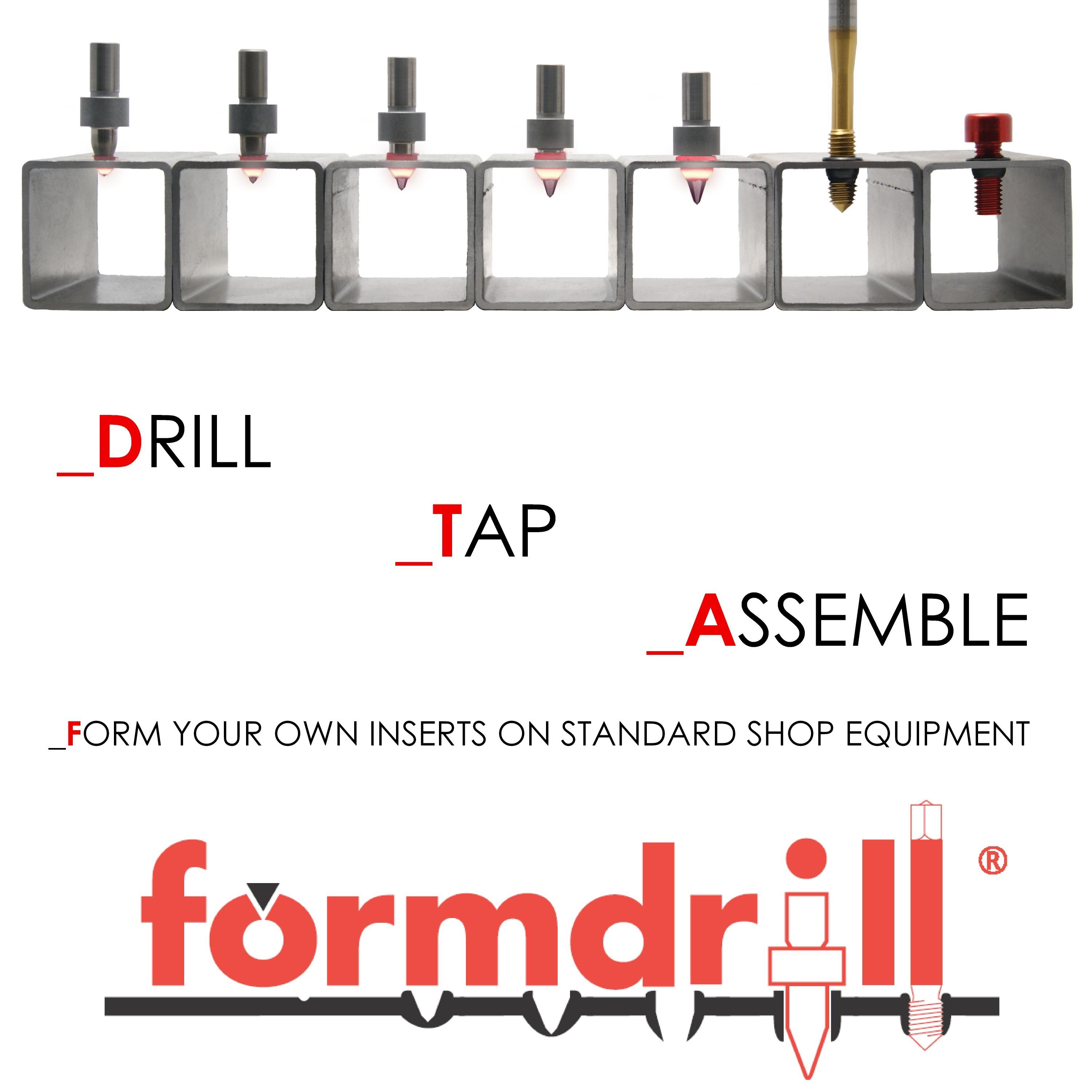 Replace Weld Nuts or Inserts by FORMING Your Own Inserts!