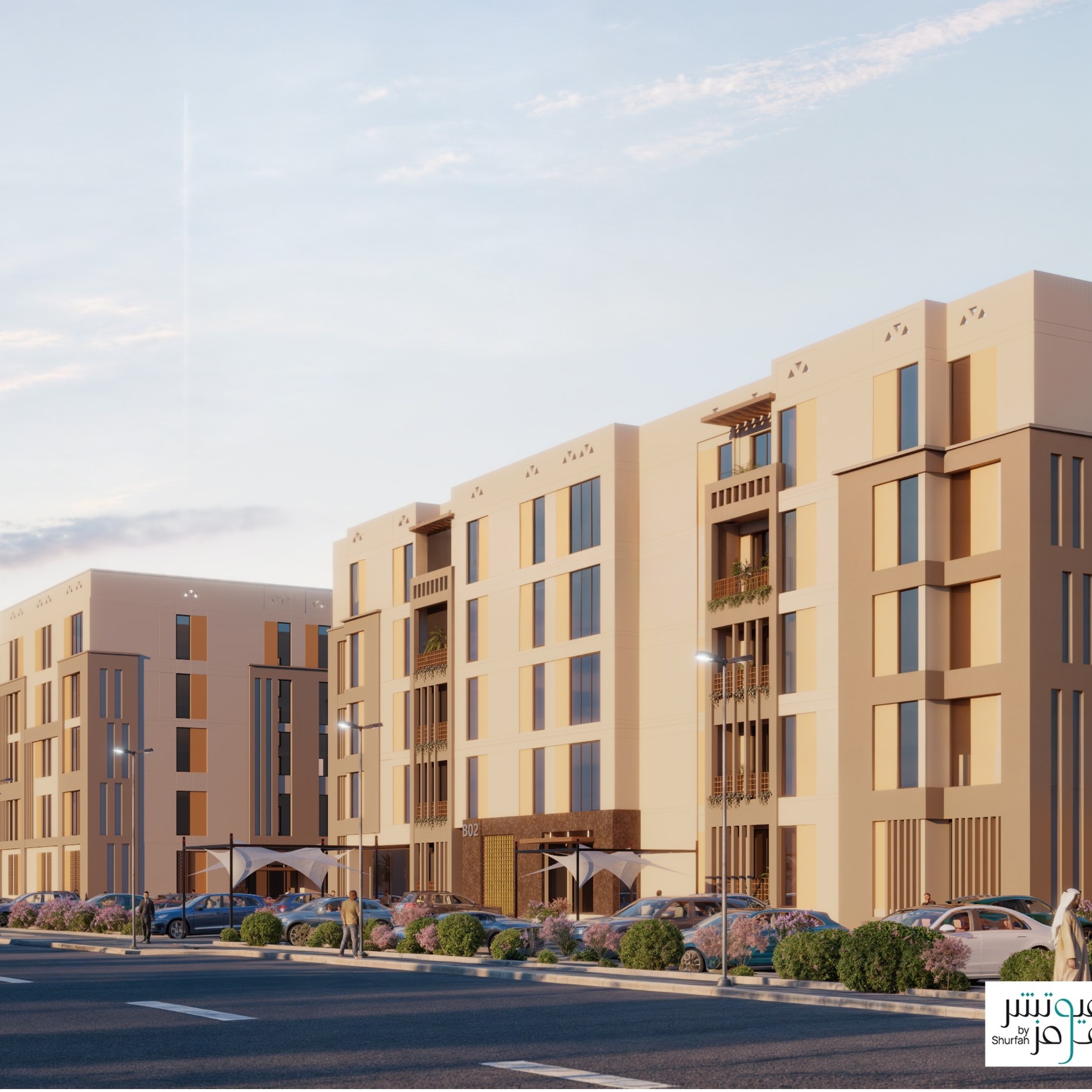 افونير الفرسان - منازل المستقبل - شرفة